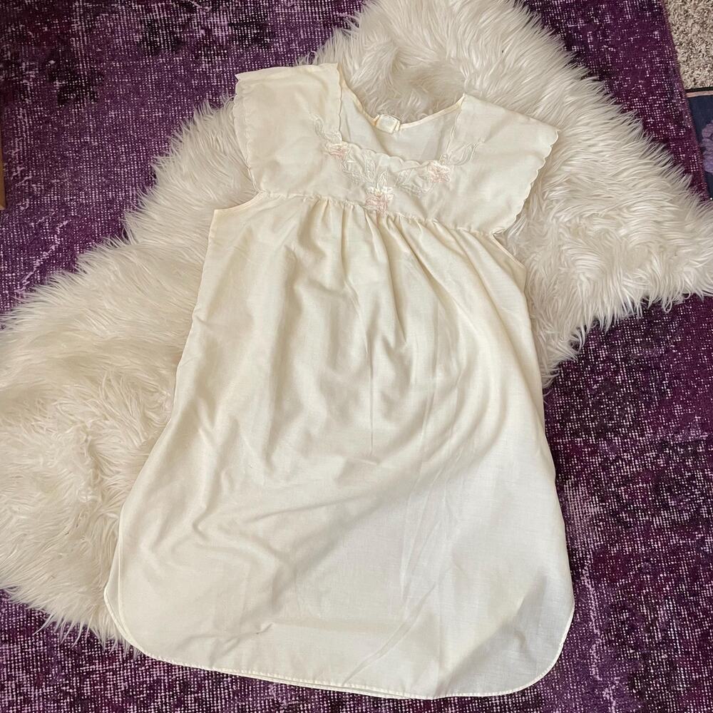 70s Vintage babydoll dress nightgown cottagecore coquette | XS/S - Picture 6 of 10